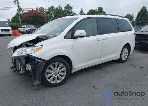 2014 Toyota Sienna Limited V6 7 Passenger из США, поврежденный, VIN 5TDYK3DC7ES505251